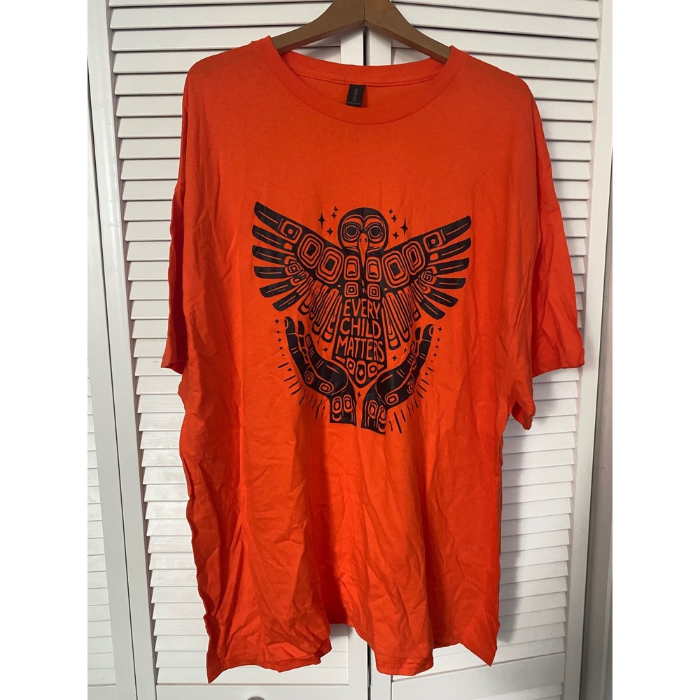 Gildan Every Child Matters Orange Shirt Indigenous Awareness Graphic Tee 3XL